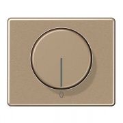 Накладка регулятора частоты вращения двигателя (арт.:245.20) Jung SL500 Золотая бронза