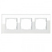 Рамка 3-ая Gira Esprit Белое стекло