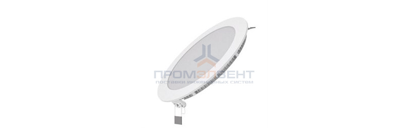Встраиваемый светильник Gauss ультратонкий круглый IP20 12W,170х22, Ø155, 3000K 880лм 1/20