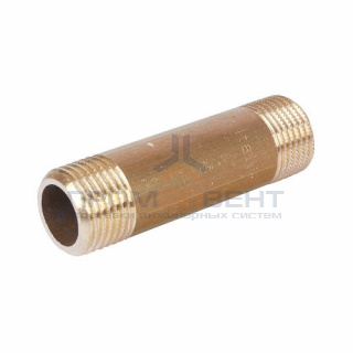Удлинитель резьбовой STOUT - 1"1/4 длина 90 мм (НР/НР, латунь без покрытия)