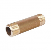 Удлинитель резьбовой STOUT - 3/4" длина 60 мм (НР/НР, латунь без покрытия)