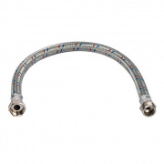 Подводка для воды гибкая STOUT (Гайка/Штуцер) - 3/8" x 1/2" (длина 400 мм)