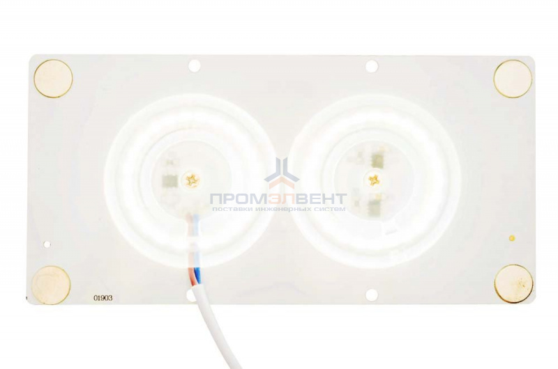 02-21 Плата светодиодная, 220В, 24Вт, smd2835, IP20, 80Лм/Вт, PF>0,9, 2700К,160*80мм, прямоугольная с линзой, ТБ