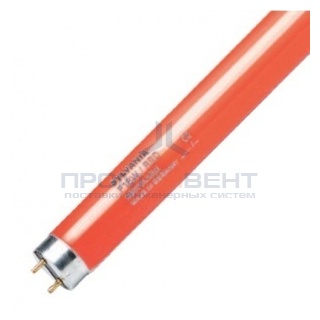 Люминесцентная лампа T8 Sylvania F 58W/RED G13, 1500 mm, красная