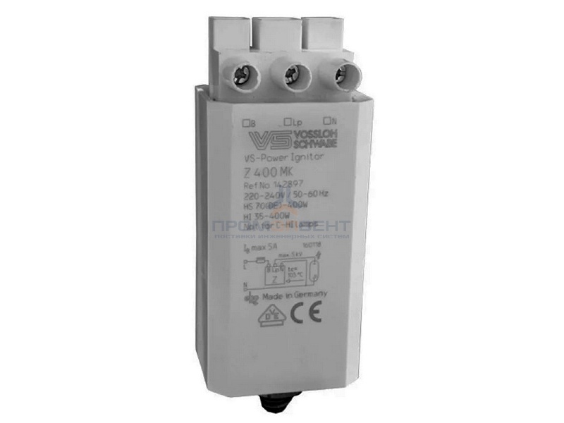 ИЗУ Vossloh Schwabe Z 400 MK 35-400W 220-240V для металлогалогенных и натриевых ламп