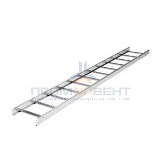 Лестничный лоток 80х300, L 3000, цинк-ламельный