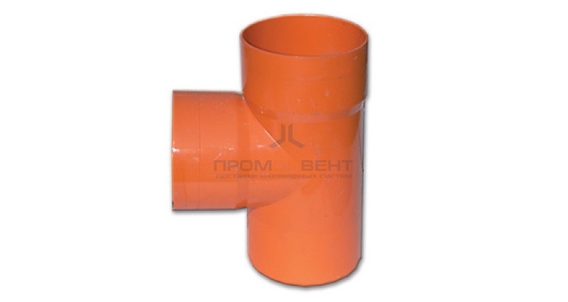 Тройник для двустенных труб,90°, полипропилен, д.110 мм DKC
