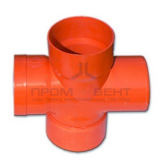 Крестообразное соединение для двустенных труб,90°, полипропилен, д.140 мм DKC