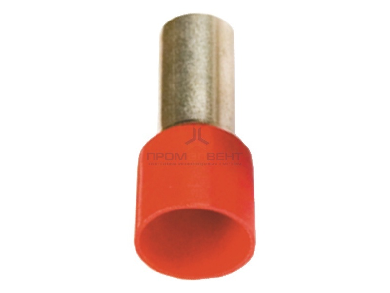 Наконечник-гильза изолированный НШВИ 1,0кв.мм - 8мм красный (500шт) DKC