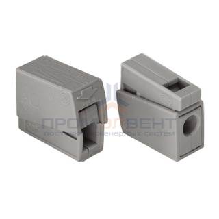 Клеммник WAGO 1+1 (одножил. 1-2,5 мм2 и многожил. 0,5-2,5 мм2) 24-16A Cu [уп. 100шт]