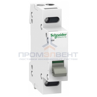 Выключател нагрузки iSW Acti 9 Schneider Electric 1П 20A (модульный рубильник)