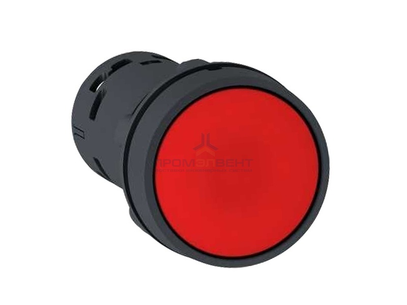Кнопка Schneider Electric XB7NA45 c возвратом НО+НЗ 22мм красная